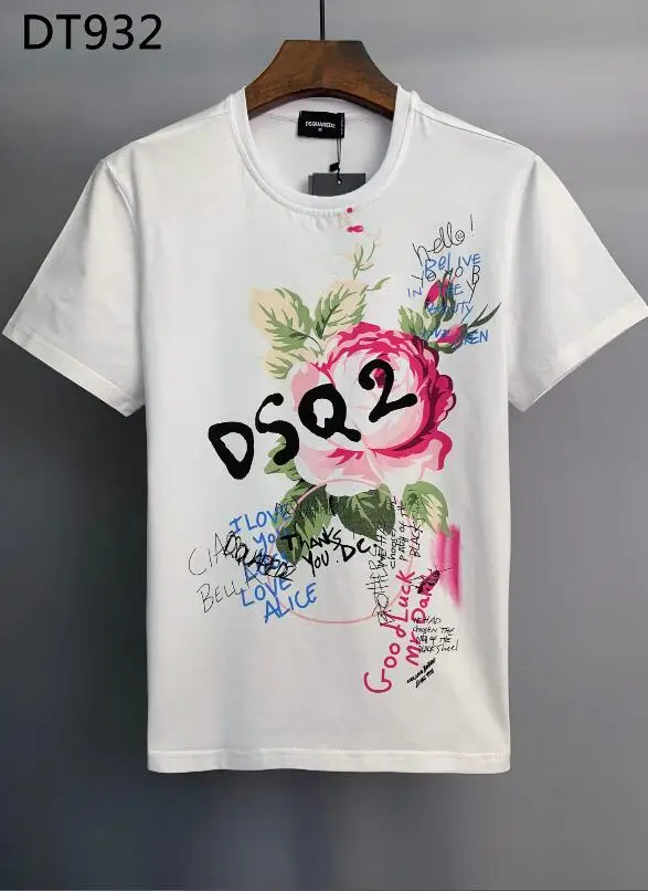 Новинка Dsquared2 цветочный принт для влюбленных с буквенным принтом одежда интима