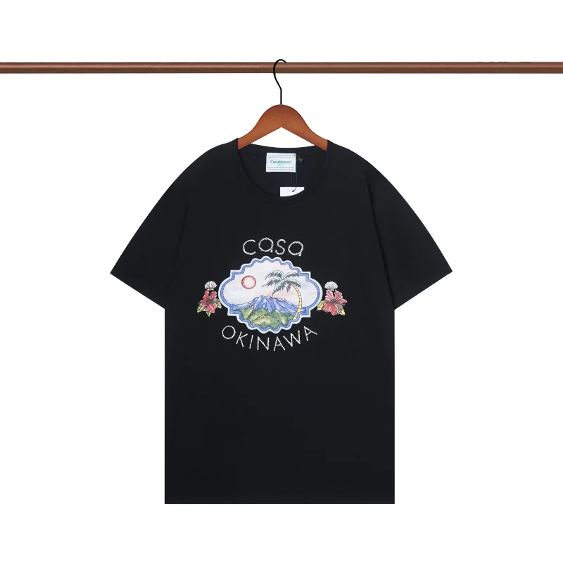 

2023ss graphic t shirts Men Women High Quality T Shirt for Men Spring and Summer Casablanca