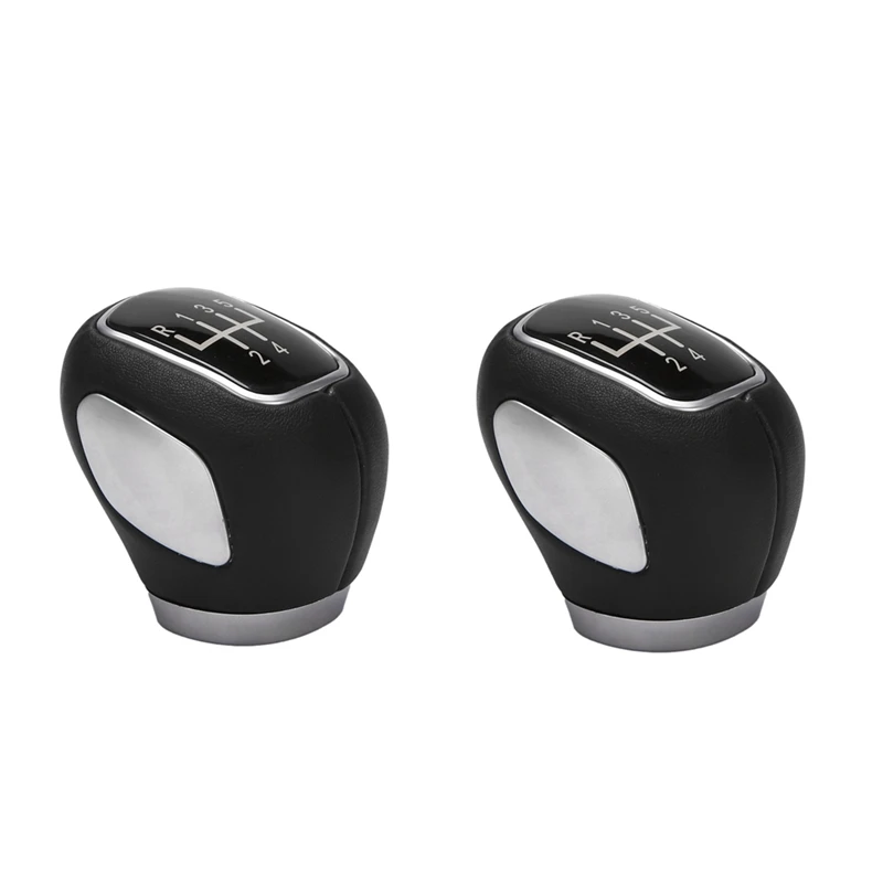 

2X 5 Speed Manual Gear Shift Knob Shifter Lever Head For Chevrolet Cruze 2009-2015
