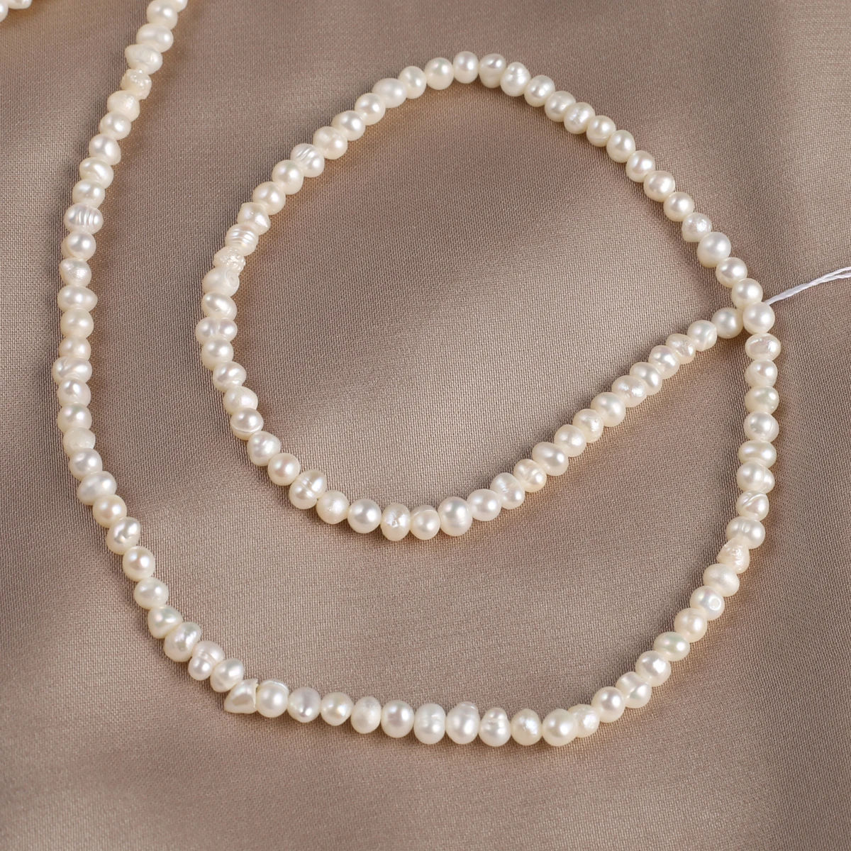 Natural Freshwater Pearl Beads AAA Loose Spacer Transverse Hole for Jewelry Making Diy Women Elegant Necklace Bracelet Crafts