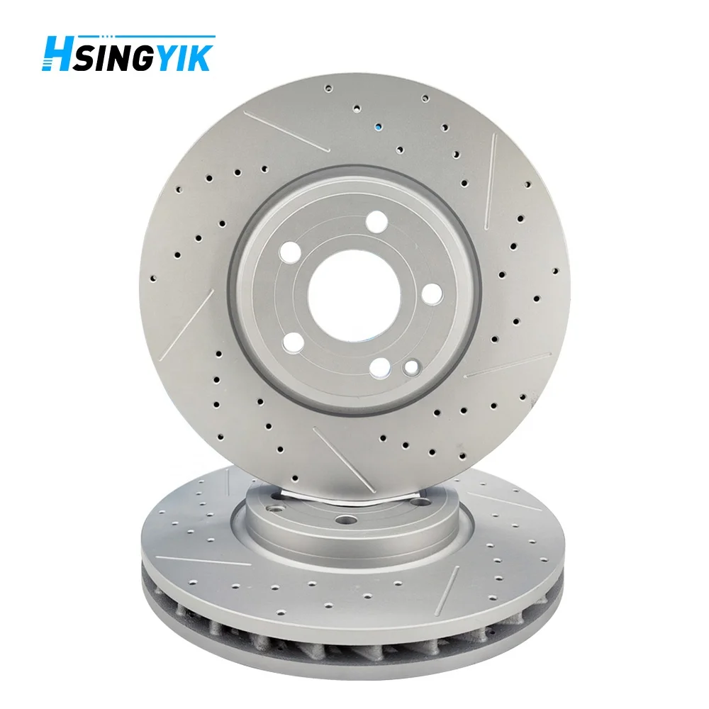 Фото Передние тормозные диски для Mercedes-Benz E-Class CLS OM OE A2184210312 322x32MM №5