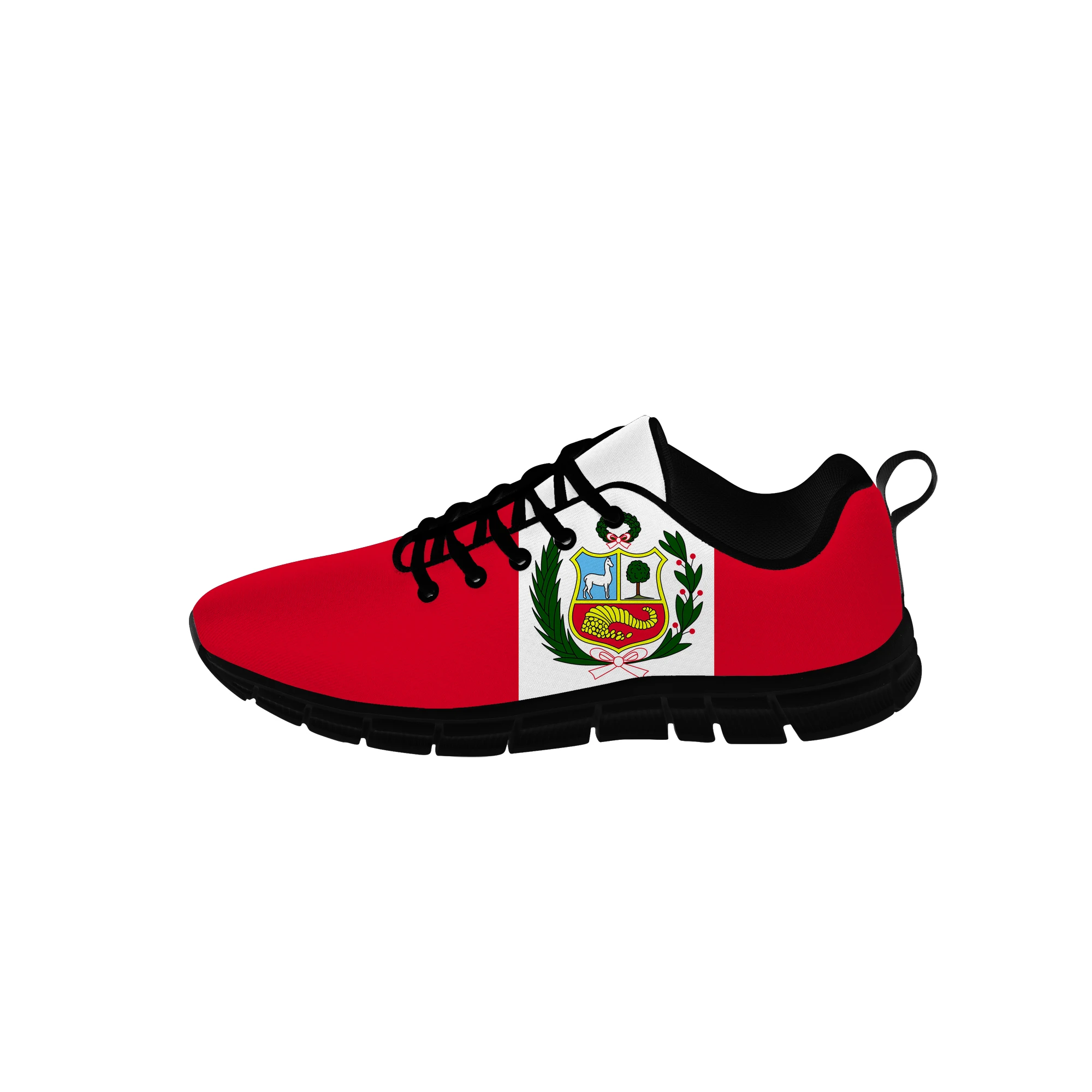 

Peru Flag Low Top Sneakers Mens Womens Teenager Casual Shoes Cloth Canvas Running Shoes 3D Printed Breathable Lightweight shoe