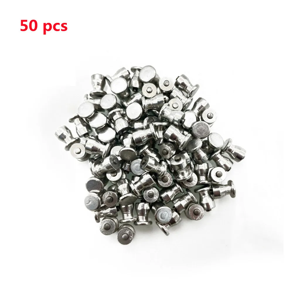 50 шт. шипы для колес шипы зимние наконечники винты для снега льда противоскользящие для автомобиля мотоцикла SUV вездехода грузовика 8x10 мм наконечники для колес