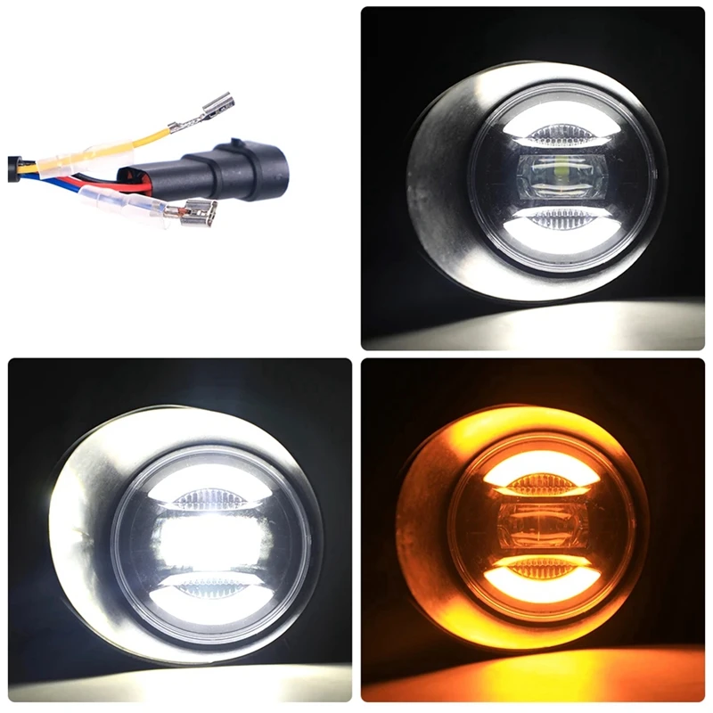 AU05 -Newest 45W Светодиодный Противотуманные фары с отверстием DRL для Toyota 2007-2013 Sequoia 08-11