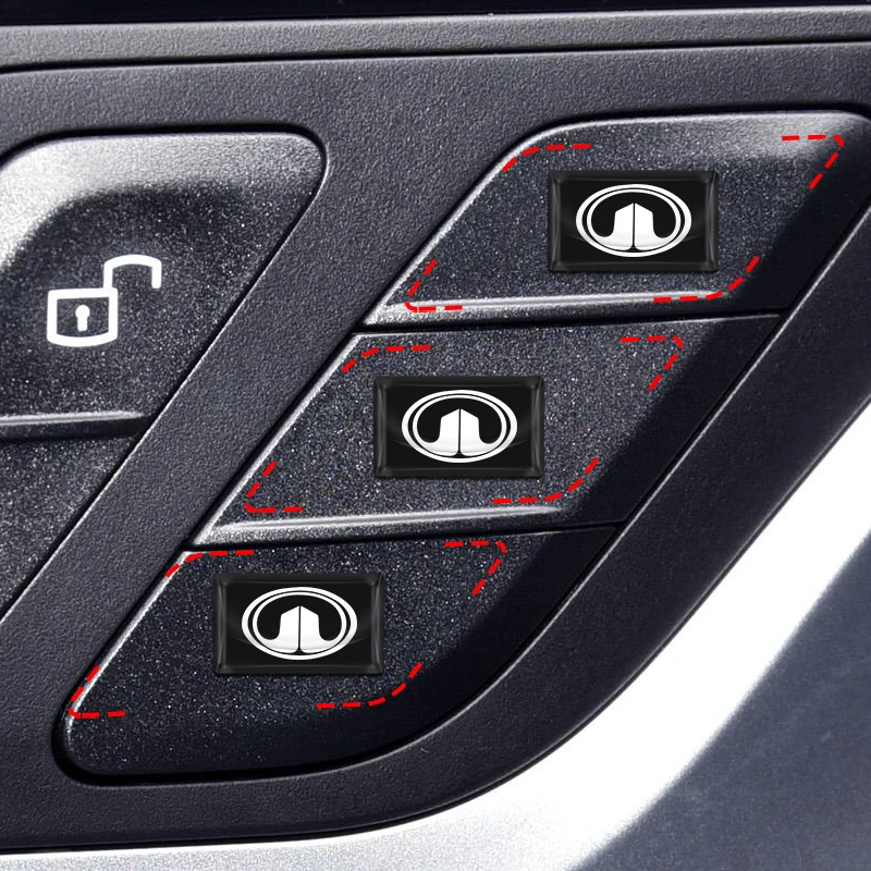 Стикер с логотипом автомобиля 10 шт. стикер на руль для Audi TT A1 A2 A3 A4 A5 A6 A7 8P B6 B7 B8 B9 8 в