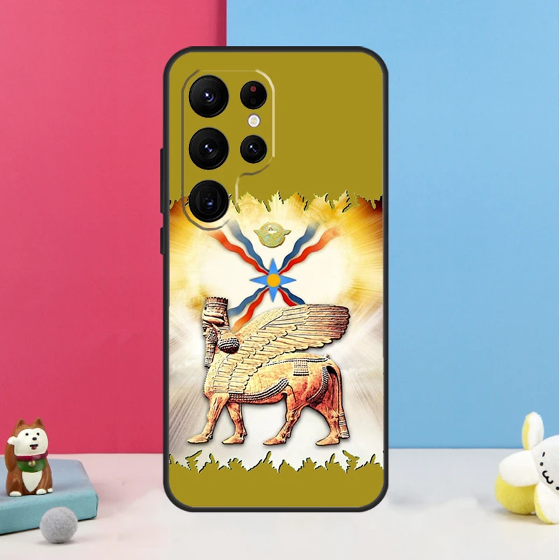 Чехол с флагом Ассирии для Samsung Galaxy S25 S26 Ultra S20 S21 S22 S23 S24 S10 Plus S25 FE, задняя крышка-накладка (art.: 3920d8a6178fb) - 3920d8a6178fb