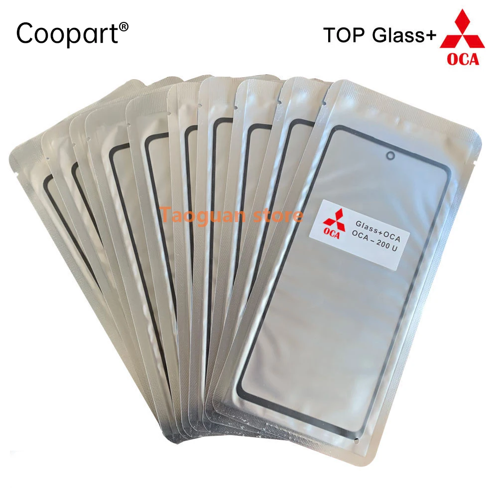 

10Pcs GLASS With OCA LCD Front Outer Lens For POCO F1 F2 F3 F4 X2 X3 X4 M2 M3 M4 C3 C31 C40 Pro GT NFC 5G 4G Touch Screen