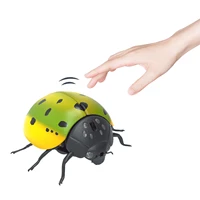 electric ladybug toy ladybug crawling toy for kids electronic pet ladybug for baby automatically avoid obstacles holiday tricky