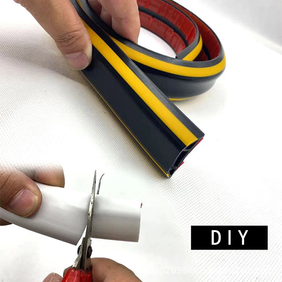 Самоклеящийся органайзер для напольного кабеля из ПВХ противоударный