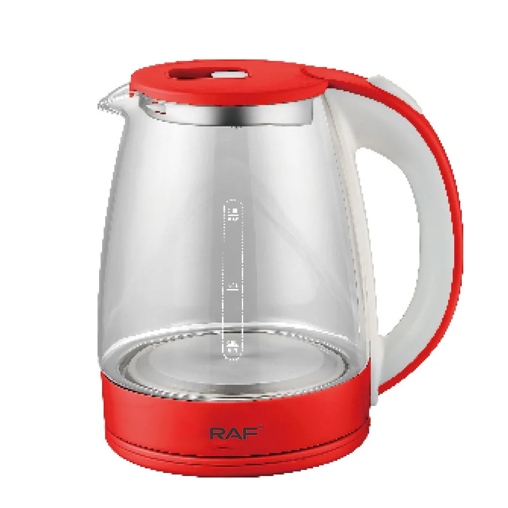 

Glass Electric Kettle,2200W 2L Glass Tea Kettle & Hot Water Boiler, LED Indicator Auto Shut-Off & Boil-Dry Protection,BPA Free