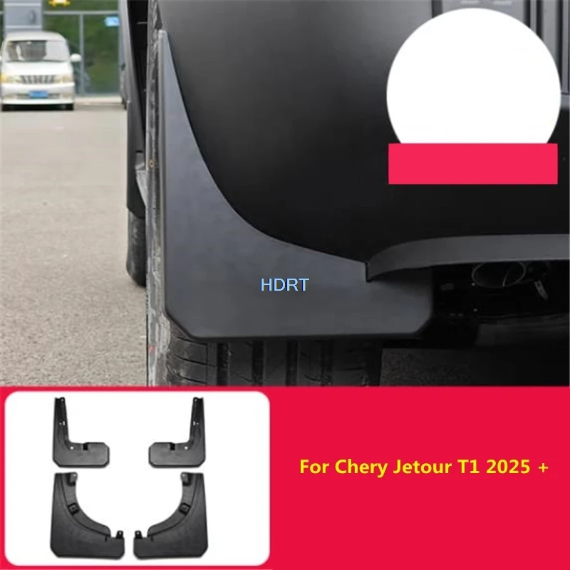 

Автомобильный стиль, передний и задний брызговик, брызговик для Chery Jetour T1 2025 + брызговик, брызговик, крышка крыла, аксессуары