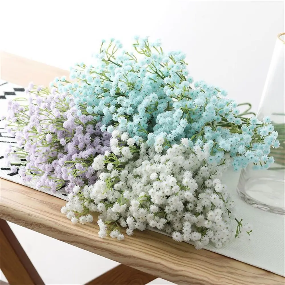 

High Quality Starry Artificial Flower Bouquet for Home Wedding Party Decoration Plastic Fake Flower Vase Flower Arrangement