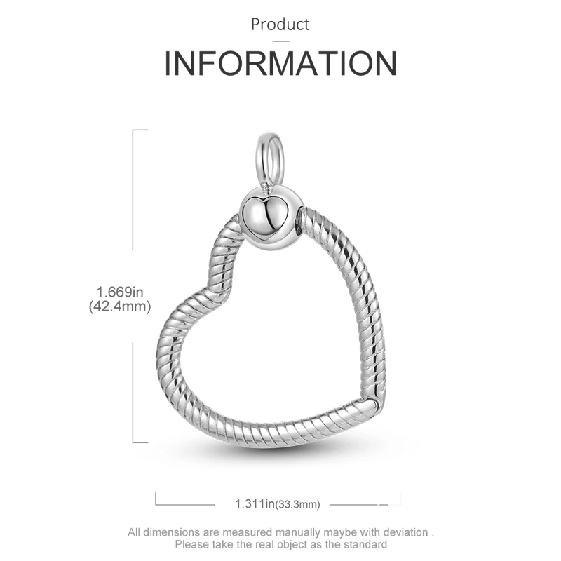 O Подвеска серебряного цвета и розовое золото подвески для базовой цепочки