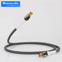 monosaudio cat8 99 998 ofc copper ethernet cable cat8 speed lan cable rj45 network patch cable weatherproof rated