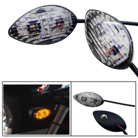 1 pair led motorcycle turn signal light motorbike amber indicator for honda grom msx 125 cbr600rr cbr 954 cbr 1000rr cbr 600 f4i