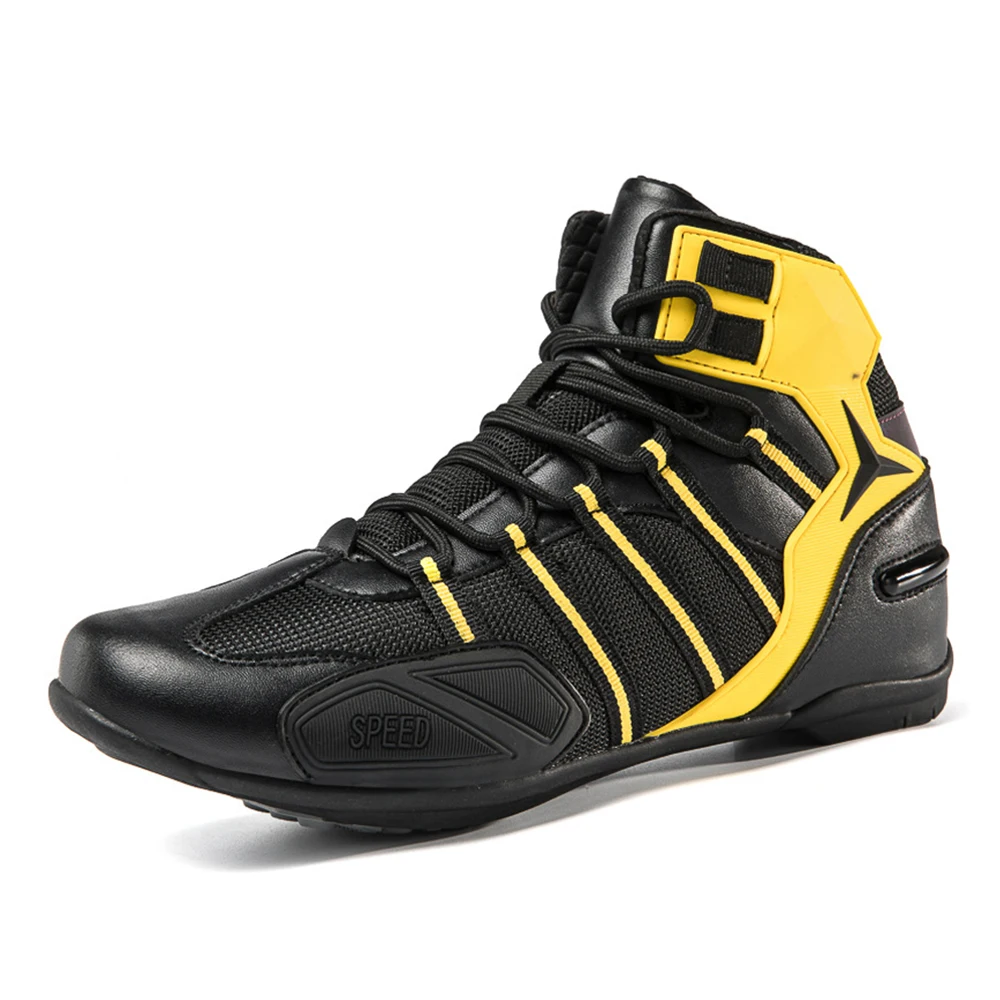 Buty motocyklowe Męskie odporne na zużycie buty motocrossowe Oddychające Antypoślizgowy sprzęt motocyklowy Anti-Fall