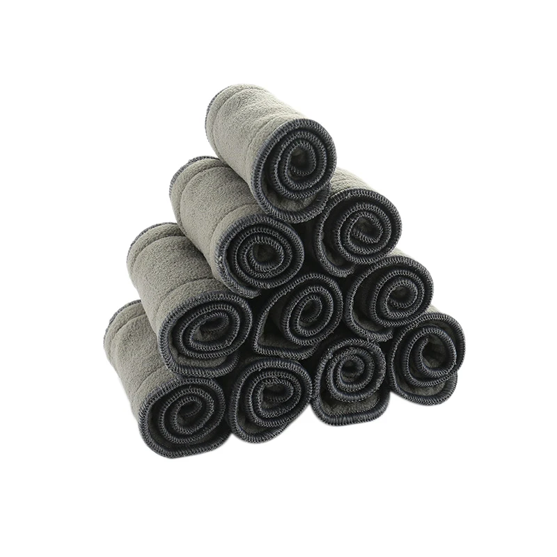 

10 шт., фланелевые вкладыши для детских подгузников