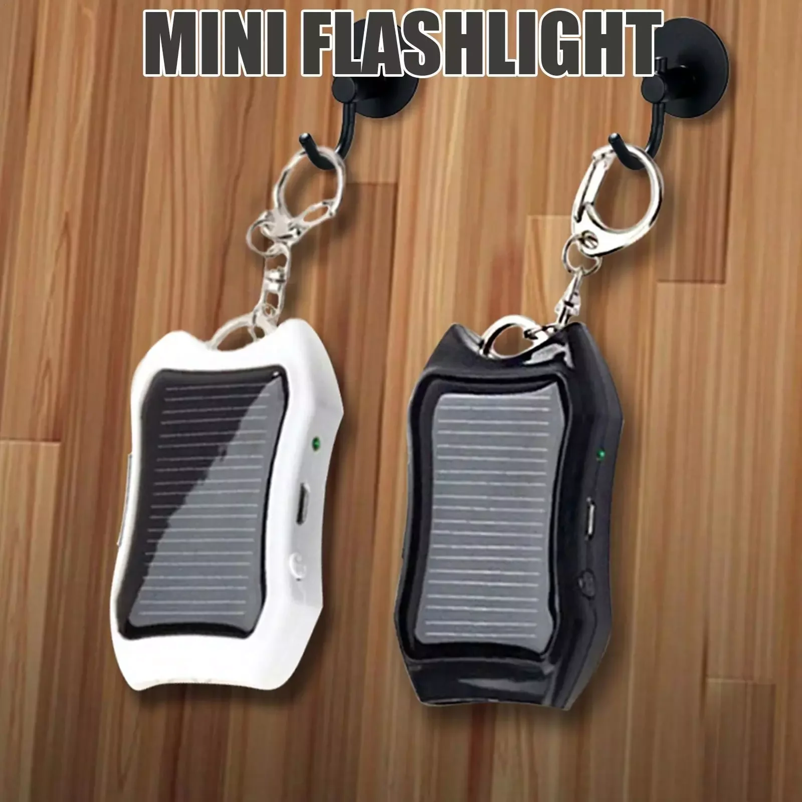 

NEW2023 Solar Battery Charger With Flashlight And Keychain Mobile Power Supply 1200amh Energy Saving Battery Power Bank For Cell