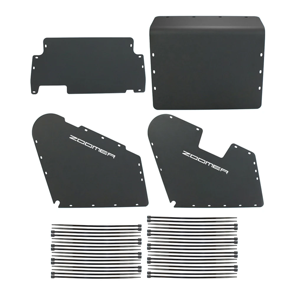 Подходит для Honda Ruckus / Zoomer NPS50 2003 2004 2005 2006 2007 2008 2009 2010-2024 черный корпус хранения под