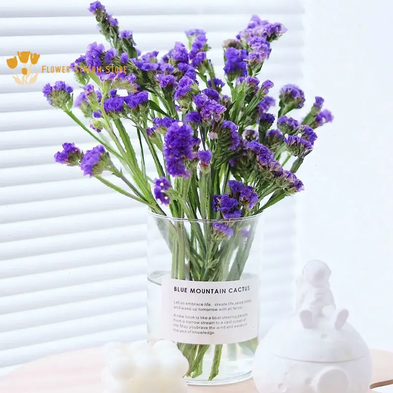 

Natural Dried Flowers Forget Me Not Flower Bouquet Nordic Home Decor Colourful Artificial Flower Wedding Party Table Decoration