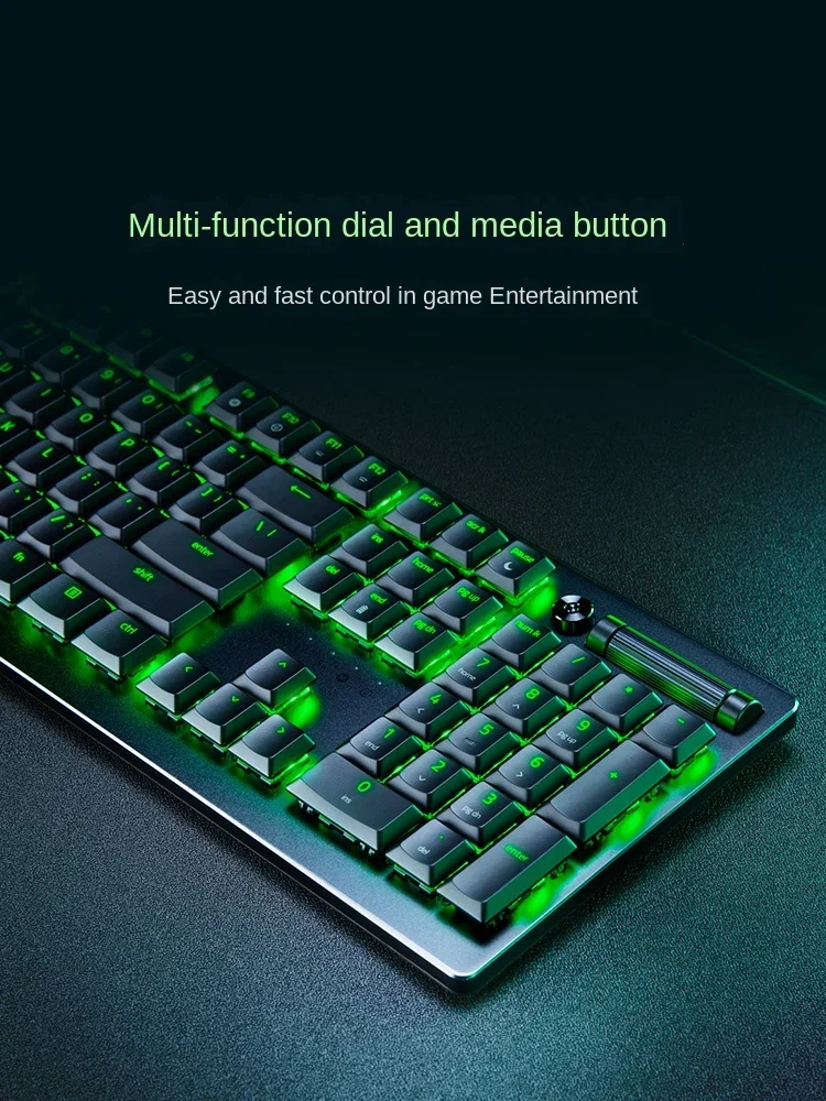 Беспроводная оптическая Механическая игровая клавиатура Razer ЗОЛОТОЙ СКОРПИОН V2