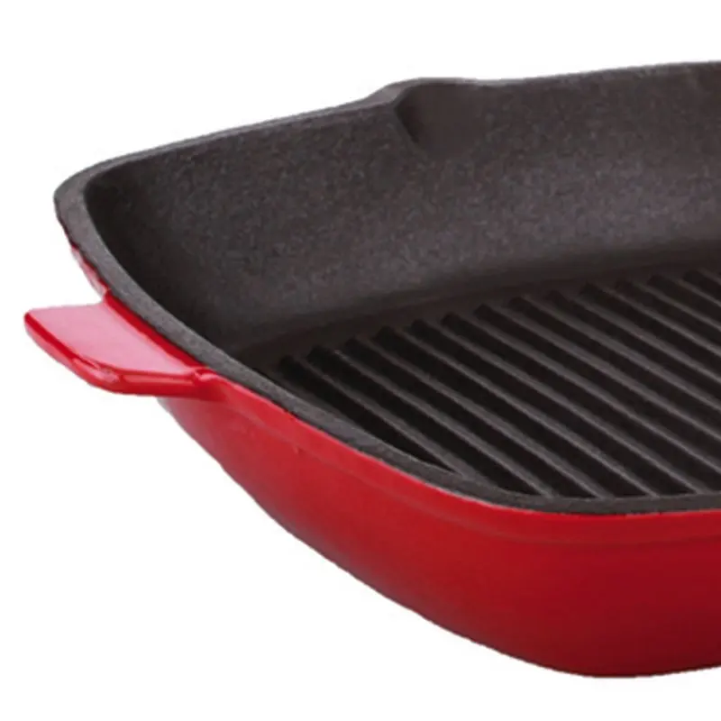 

in Deluxe 11" Square Cast Iron Grill Pan