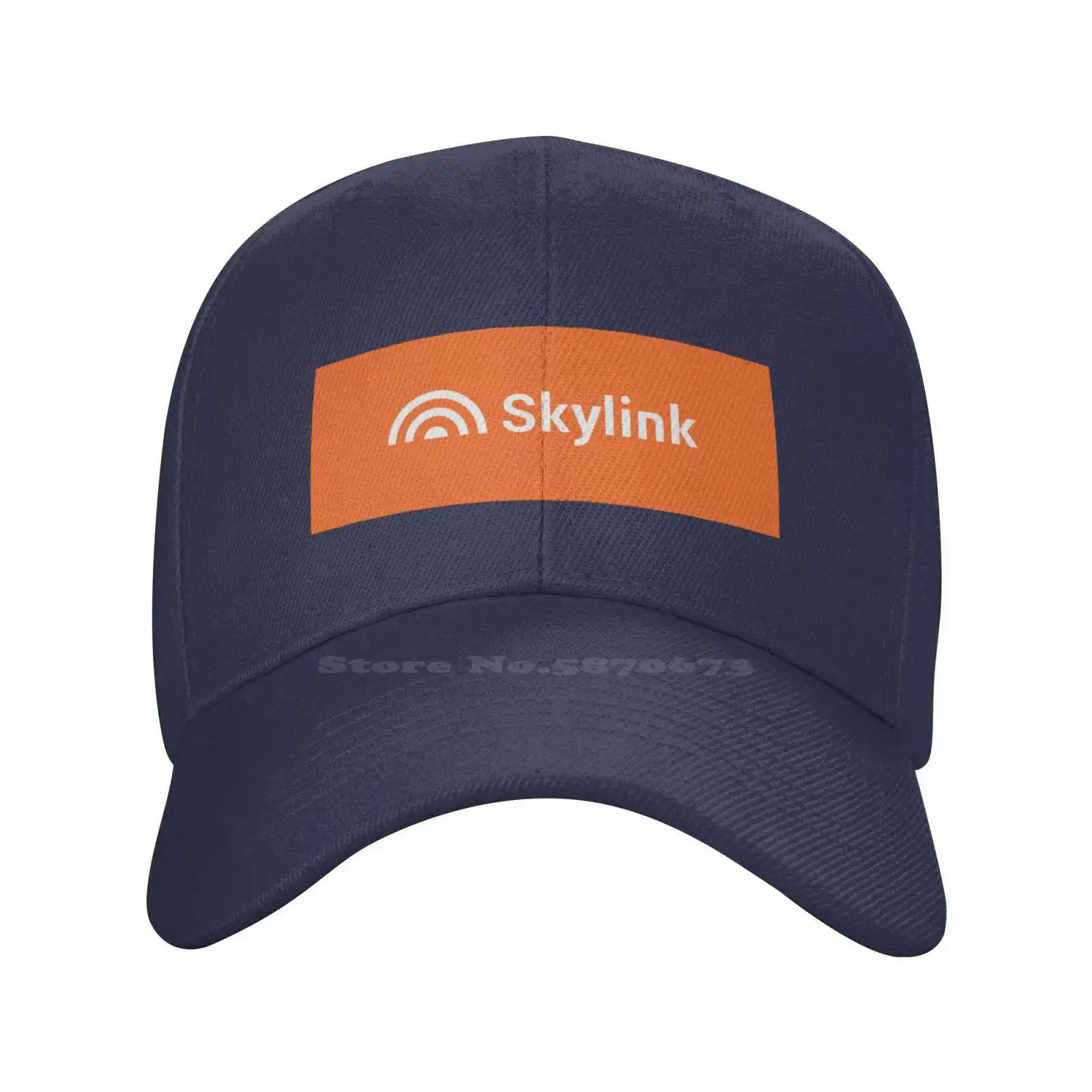 

Модная качественная джинсовая бейсболка с логотипом Skylink