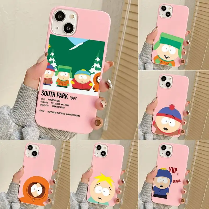 

Funny South Park Cute Phone Case For Iphone 7 8 Plus X Xr Xs 11 12 13 Se2020 Mini Mobile Iphones 14 Pro Max Case