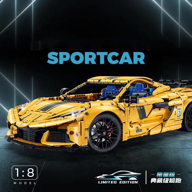 GULY 10622 Технический супер спортивный автомобиль 1:8 Модель City Racing Series DIY Игрушки