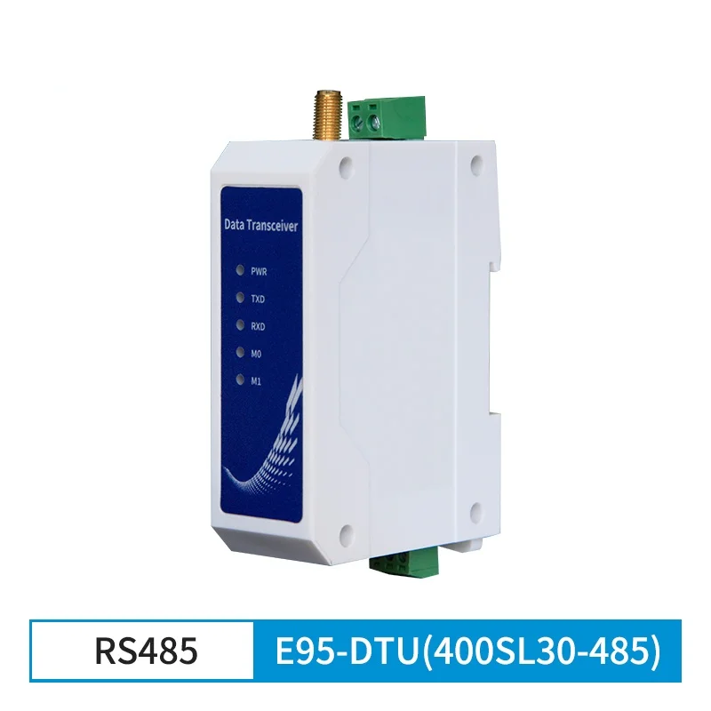 Полудуплексное реле RS485 SX1268 LoRa 30 дБм дальность 10 км Modbus Din-рейка