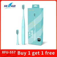seago electric toothbrush sonic replacement brush heads battery sonic teeth brush deep cleaning included soft bristle waterproof
