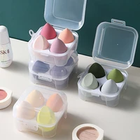 4pcs makeup blender beauty egg set gourd water drop puff makeup puff set colorful cushion cosmestic sponge tool wet and dry use
