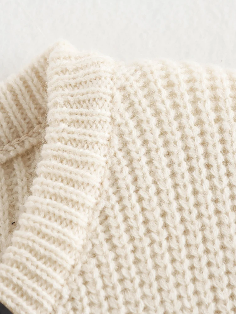 Женский комплект из 2 предметов на осень/зиму с короткой юбкой милый вязаный топ