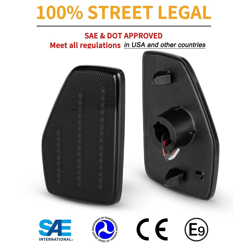 2 шт. для Hummer H3 2006-2010 H3T 2009-2010 фонарь бампера боковой маркер поворота Canbus 39smd