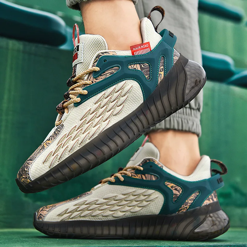 

Men's Shoes Breathable Mesh Running Shoes Outdoor Fitness Training Sports Shoes Non-slip Wear-resistant Sneakers Hard-Wearing
