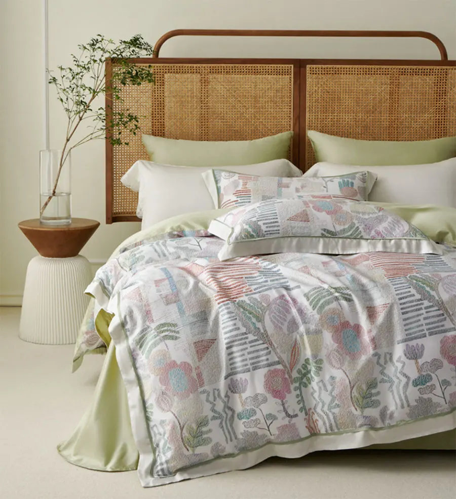 

Fashion rustic flower green blue pink beding set,full queen king,french pastoral home textile flat sheet pillow case duvet cover