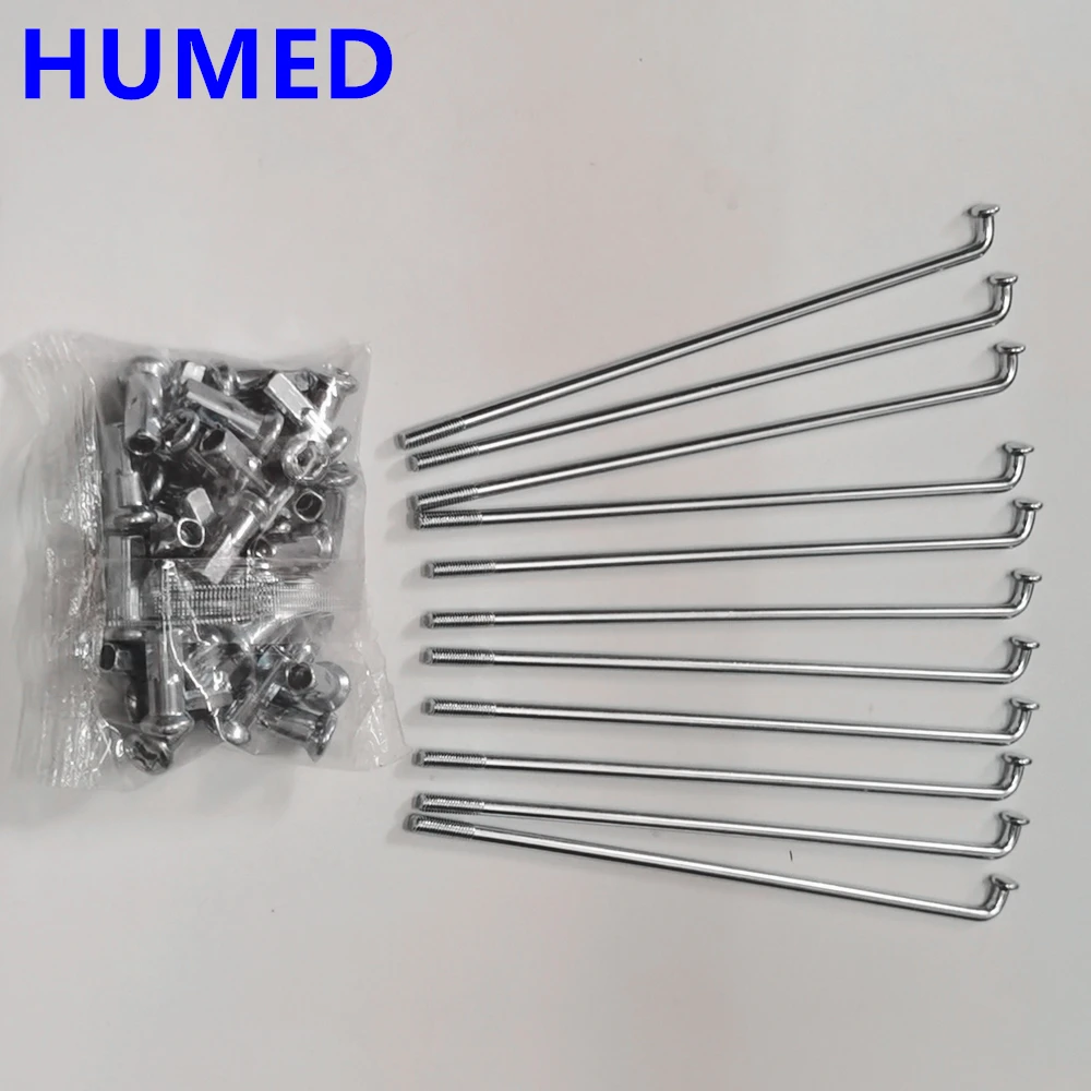 36 шт./лот 9G внедорожный мотоцикл/электрический велосипед спицы диаметром 3,5 мм мотоцикл 45 # Модифицированные аксессуары со стальными спицами