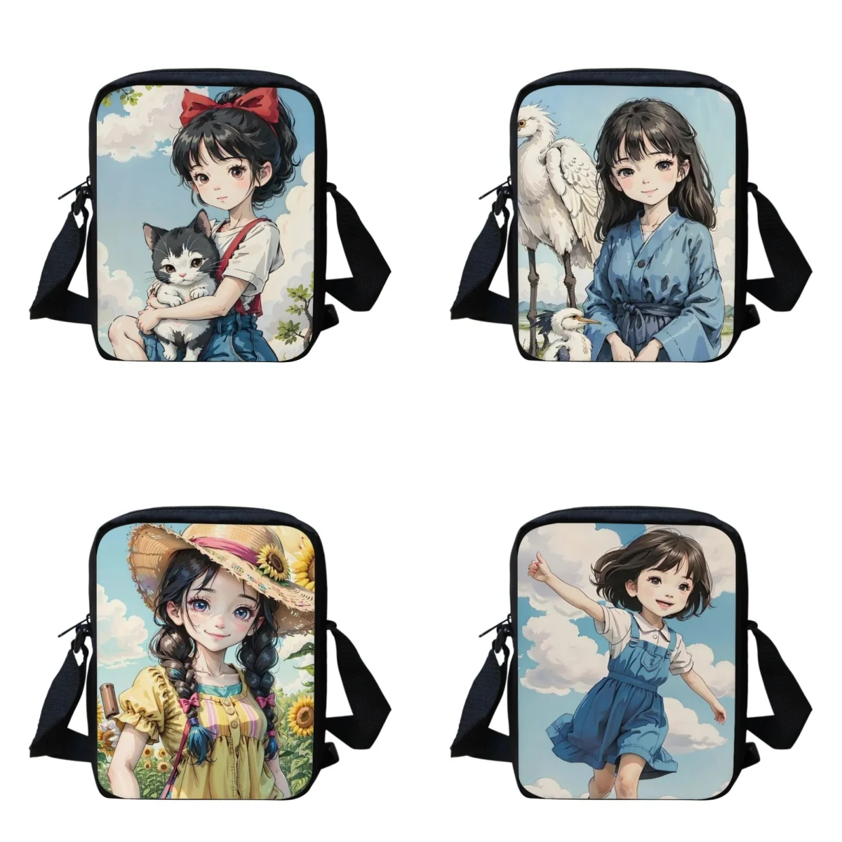 

Belidome Beautiful Women Shoulder Bags Cross Body Small Travel Girls Bag Fashion Casual Men Messenger Bag for Women Mochila