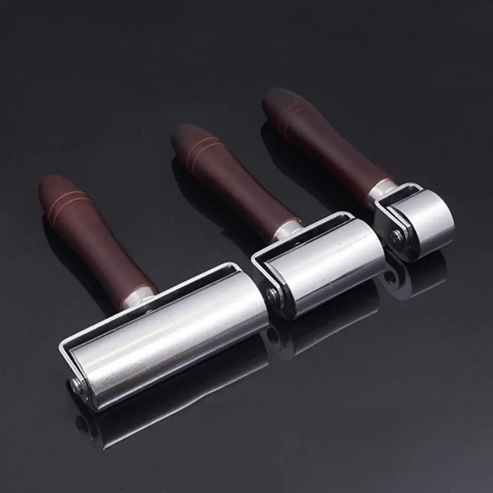 

DIY DIY Craft 26/60/100mm Brayer Ink Painting Printmaking Roller Art Stamping Leather Edge Press Creaser Trim Roller Crafts Hand