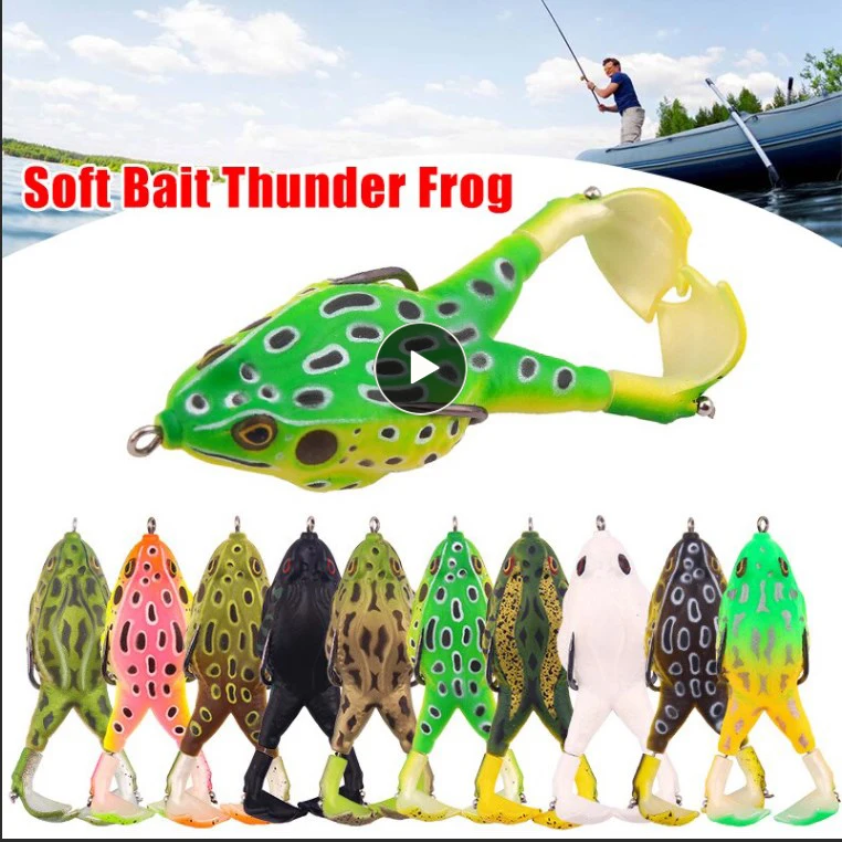 

Double Propellers Frog Wobbler Soft Bait Jigging Fishing Lures 9cm 13.5g Artificial Crankbait Minnow Topwater Fishing Tackle