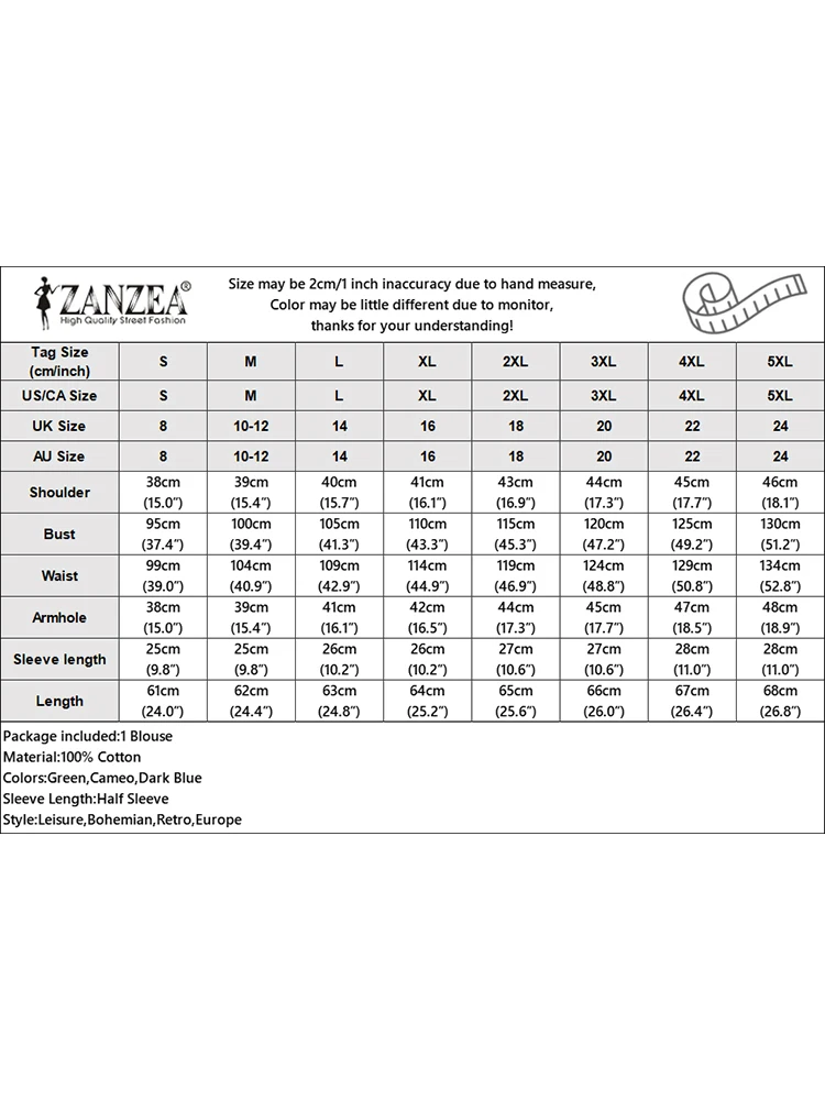Летняя модная блузка с цветочным принтом женские богемные Топы 2024 ZANZEA