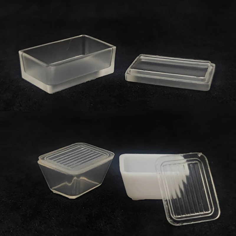 1 шт. 1:12 миниатюрные контейнеры для обеда кукольного домика банка еды силиконовая