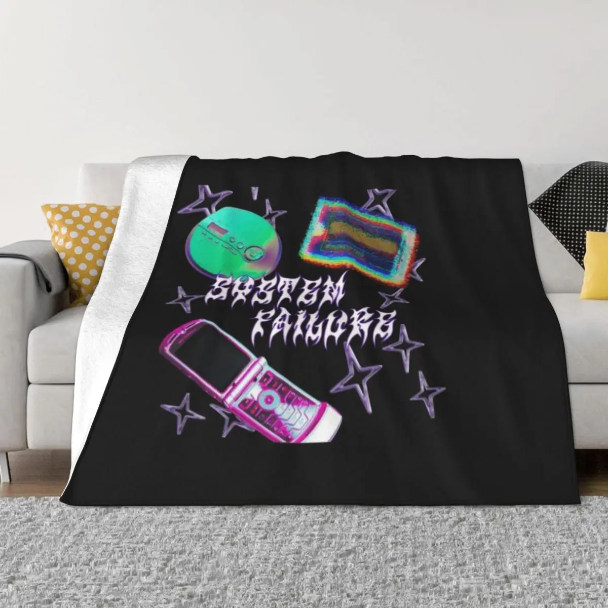 Сбой системы ультра-мягкое Флисовое одеяло