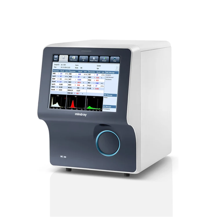 

Human and Veterinary Auto Mindray BC30 3 Part hematology analyzer Machine Price Laboratory blood analyzer