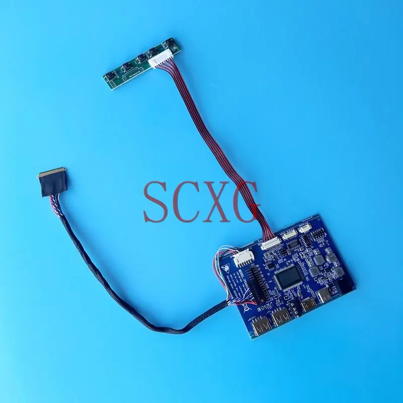 

Fit LTN156AT30 TYPE-C 2USB 15,6 "Mini HDMI-совместимый Комплект «сделай сам» 1366*768 40-Pin LVDS экран ноутбука PCB 862 плата контроллера драйвера