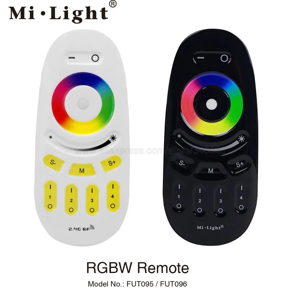 

Mi.Light 2.4G RF 4-Zone Wireless Touch Screen RGB RGBW LED Remote Controller FUT095 FUT096 FUT096-B for MiBoxer RGB RGBW Product