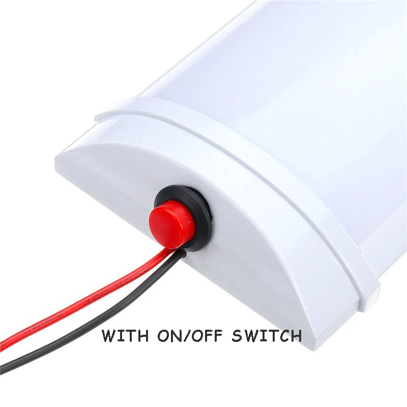 72 светодиода 12 В 24 потолочная лампа для внутреннего освещения автомобиля