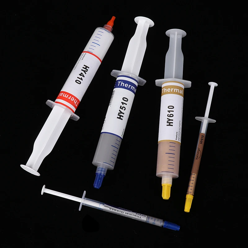 

1pc 8g/45g Silicone Needle Tube Thermal Paste Heat Transfer Grease Heat Sink CPU Chipset Notebook Computer Cooling Syringe Paste