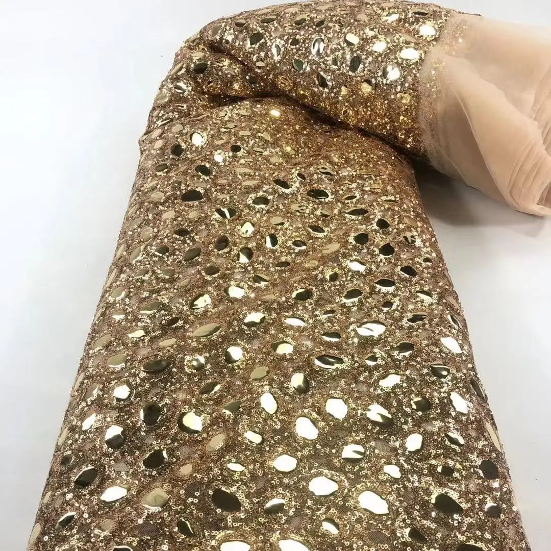 

Африканская блестящая ткань 2023, высококачественное нигерийское кружево, блестящие ткани для вечернего платья на выпускной