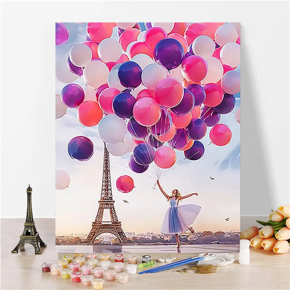 

Набор для рисования маслом по номерам на холсте, 40 х50 см